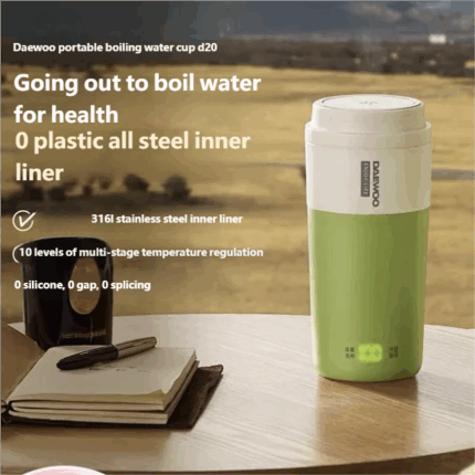 portable water heating cup, vacuum cup, automatic heating electric boiling cup, hot milk, small travel water kettle, household use