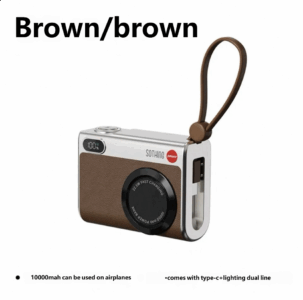Xiangwu charging treasure comes with a fast charging cable, is ultra-thin and compact, has a large capacity of 10,000 mAh, and is portable, suitable for carrying on airplanes