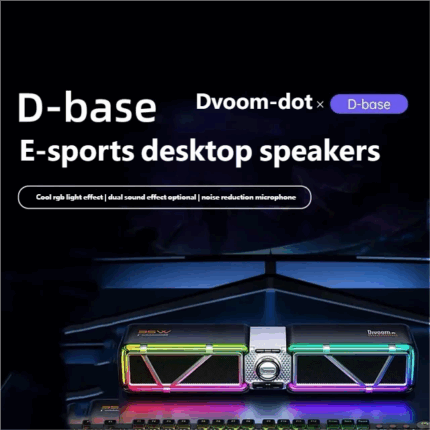 Divoom Dot Sound Computer Audio Desktop Home Bluetooth 6.0 Gaming Desktop Speaker for Boys as a Gift